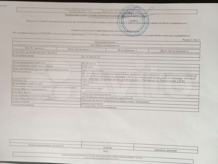 Участок 15 сот. (ИЖС)