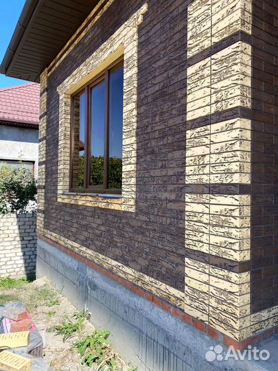 Лицевой керамический кирпич Flash Бордо завода Строма