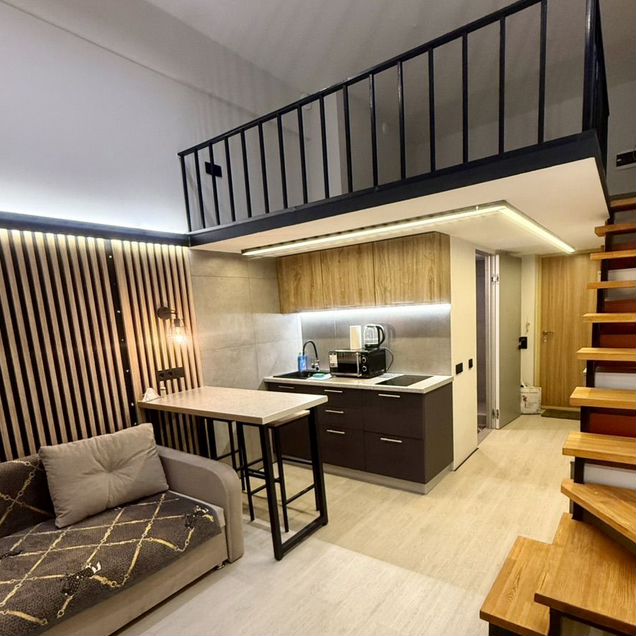 1-к. квартира, 28 м², 2 кровати