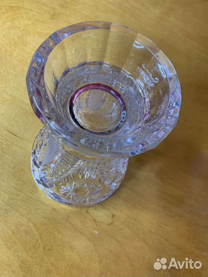 Ваза хрустальная