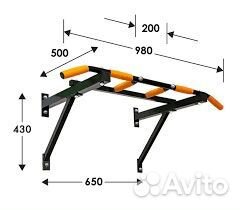 Новый турник брусья пресс 3 в 1
