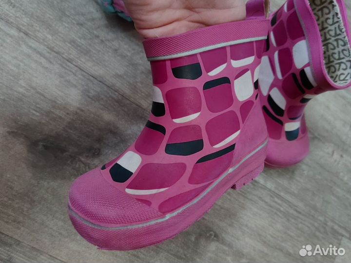 Детские резиновые сапоги