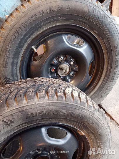 Колеса nokian hakkapeliitta 8 215/65 R16 102T XL