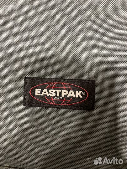 Сумка мессенджер eastpak серая б/у