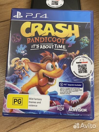 Crash Bandicoot 4: It's About Time диск PS4 новый