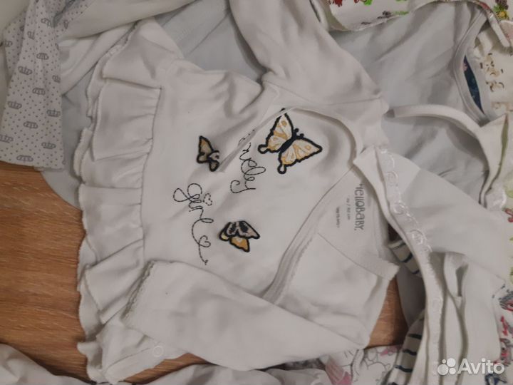 Одежда на девочку от 0-3 месяцев пакетом