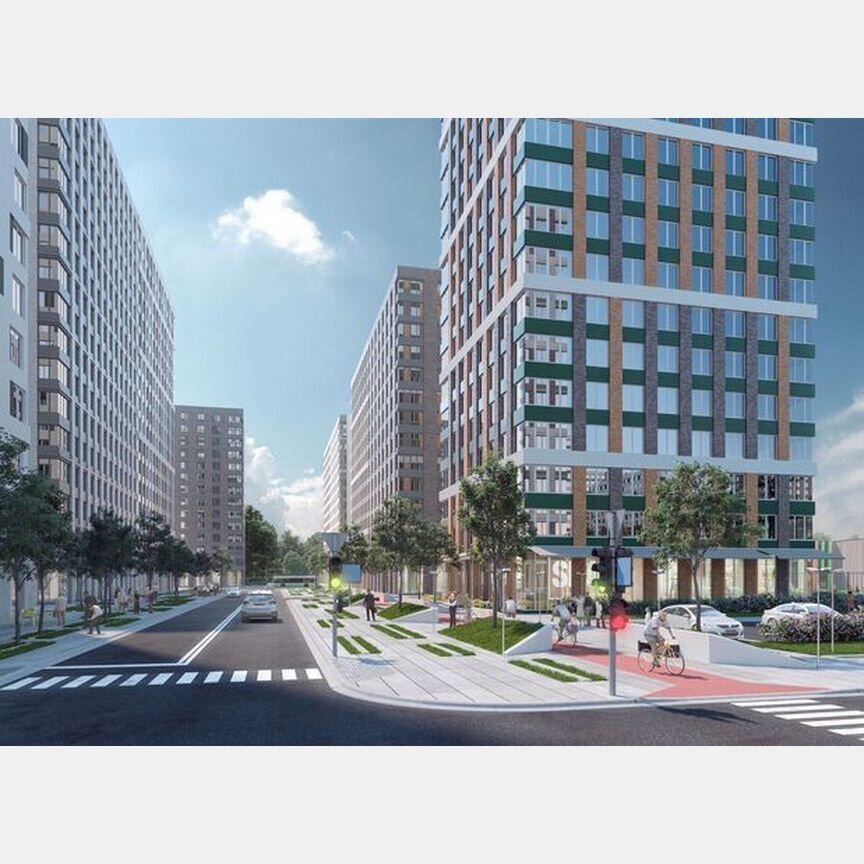 3-к. квартира, 76,6 м², 11/23 эт.