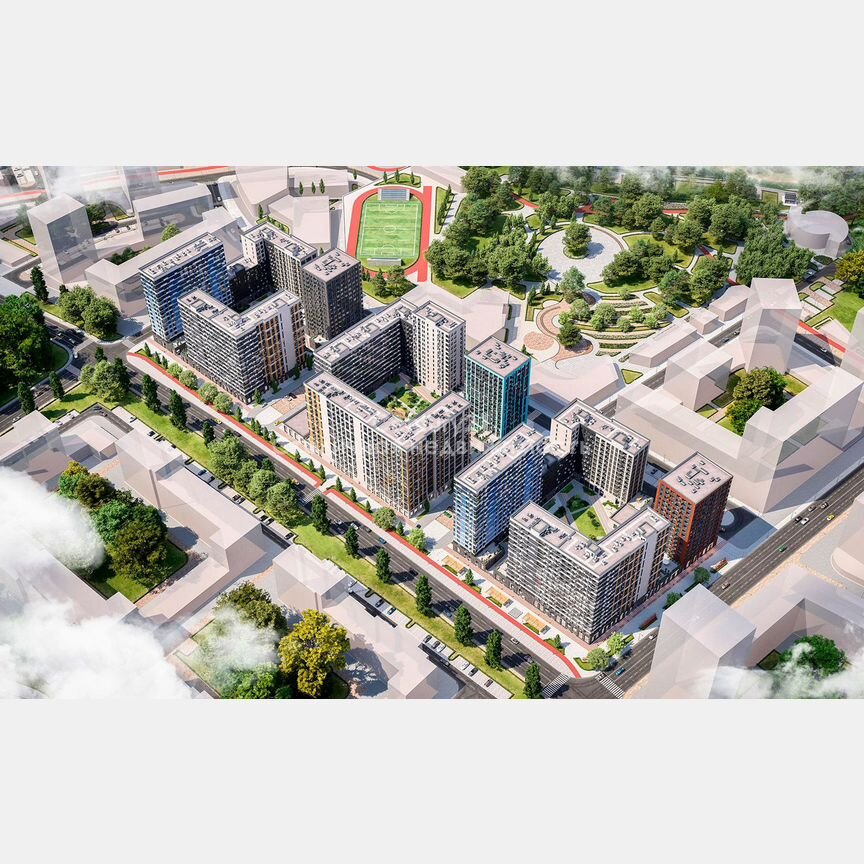 2-к. квартира, 38,1 м², 8/15 эт.