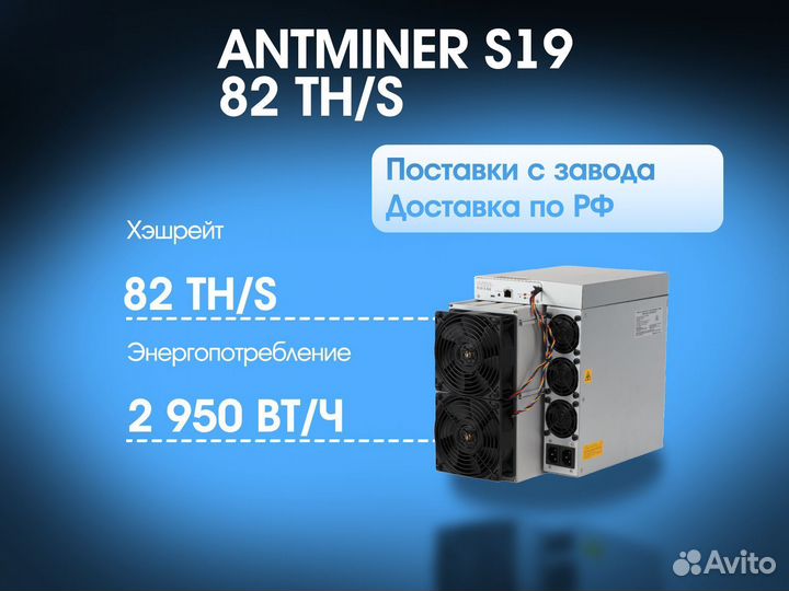 Antminer S19 82 TH/S