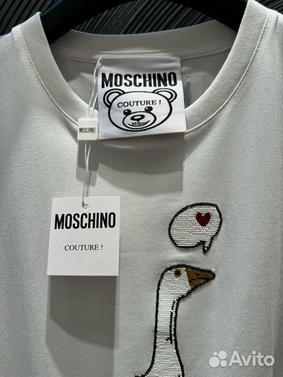 Футболка Moschino премиум размеры S,M,L