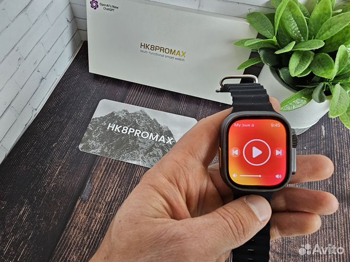 Смарт часы HK 8 PRO MAX amoled экран гарантия