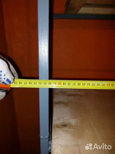 Стеллаж металлический для гаража не разборный