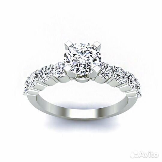 Серебряное кольцо женское