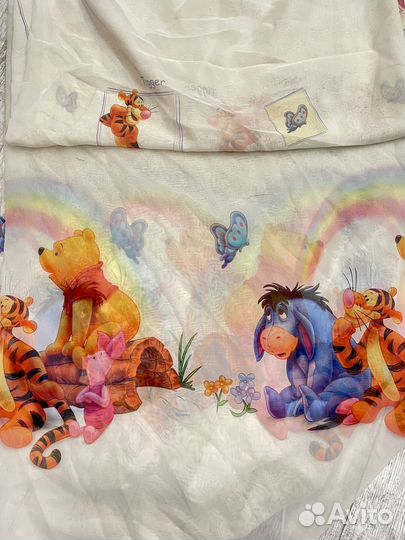 Занавеска и плед в детскую