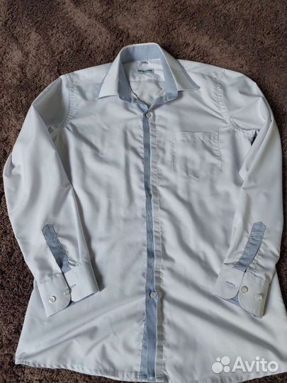 Рубашки слим fit р-р 152-158