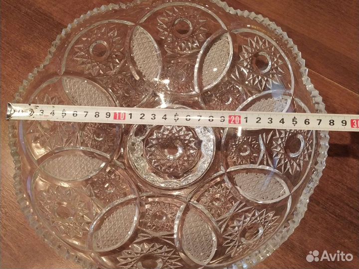 Хрустальное блюдо