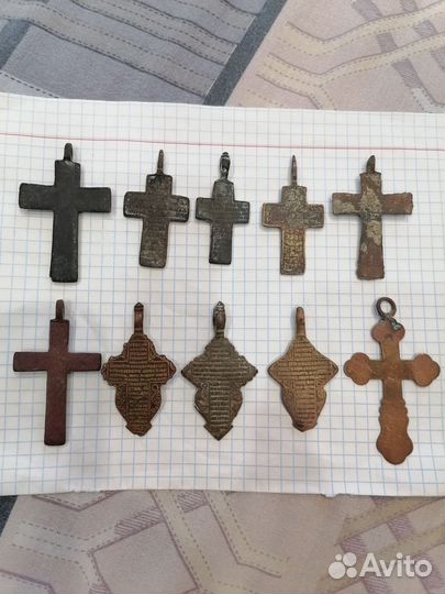 Крестики старинные нательные