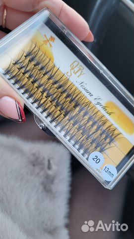 Накладные ресницы пучки