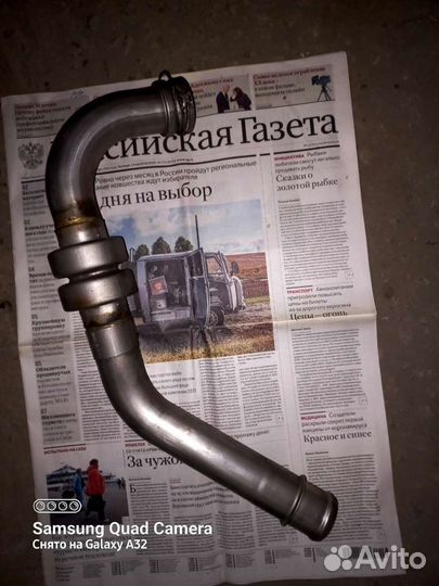 Патрубок турбины renault scenic 2