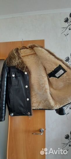 Кожаная куртка мужская