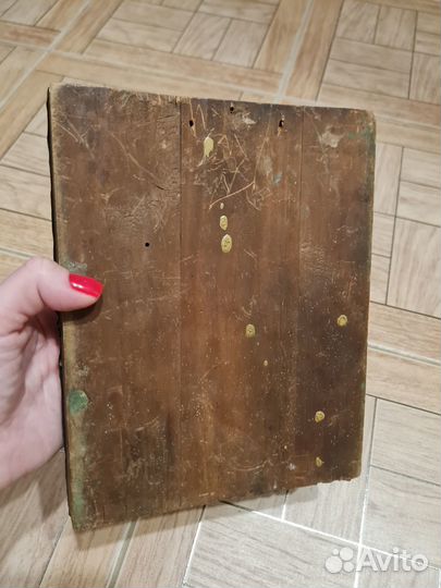 Икона старинная Николай Чудотворец