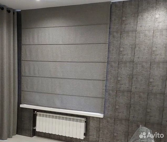 Римская штора на заказ на створку окна