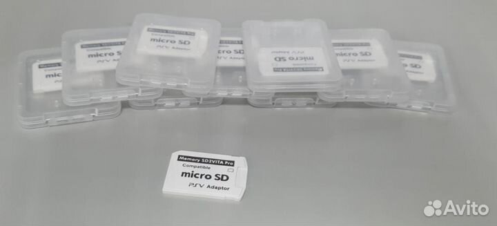 PSP Vita Переходник Memory Stick PRO DUO microSD