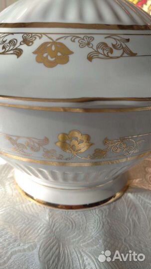 Фарфоровая супница СССР