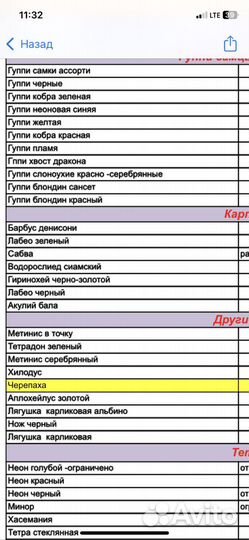 Аквариумные рыбки