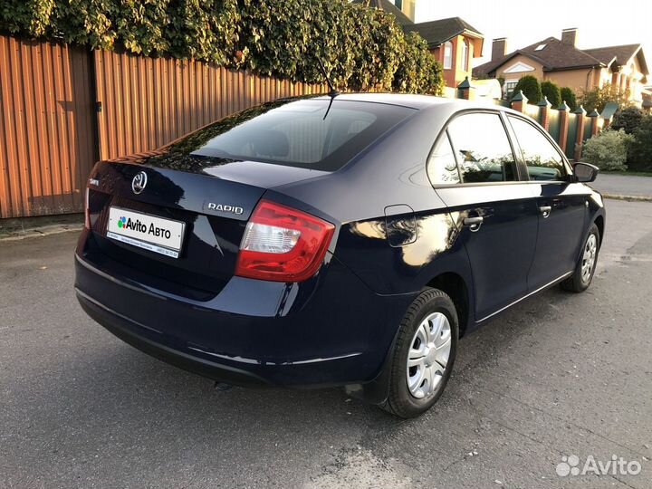 Skoda Rapid 1.6 МТ, 2016, 122 300 км