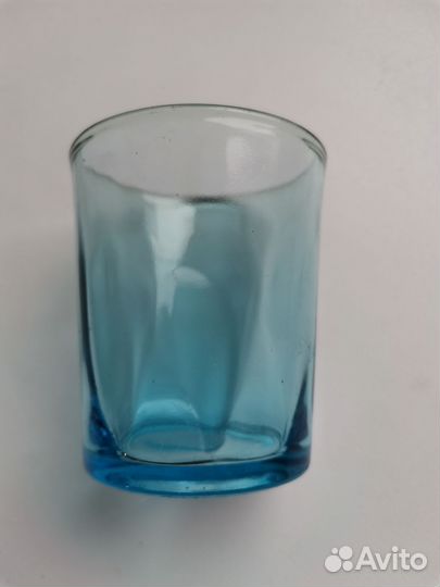 Стопка 90 мл купоросное стекло грани внутри