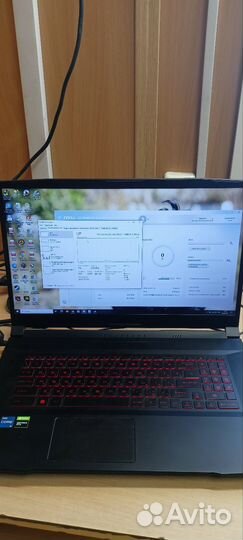 Игровой ноутбук msi katana gf76 17