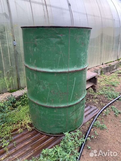 Бочка металлическая б/у, 200л