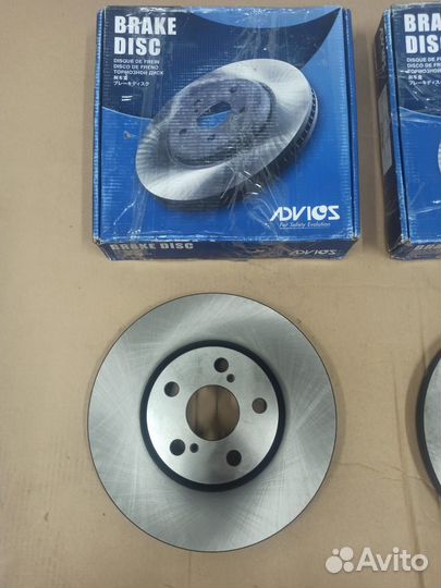 Диски тормозные передние advics