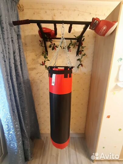 Боксерская груша + турник