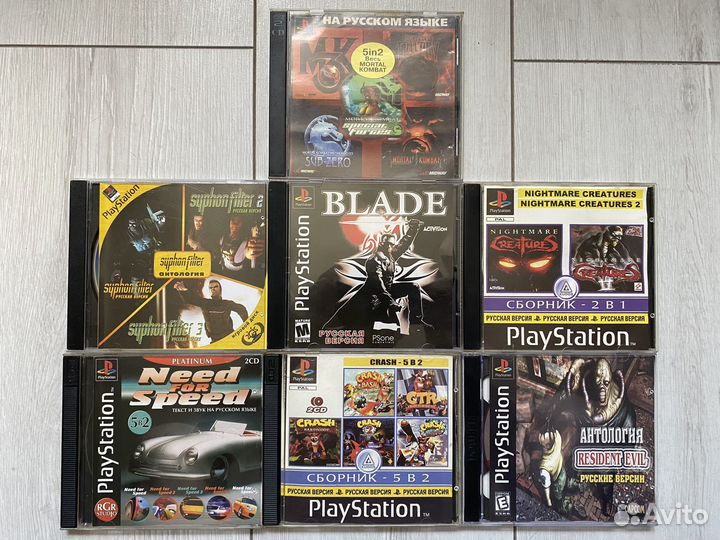 Игры на Sony playstation 1