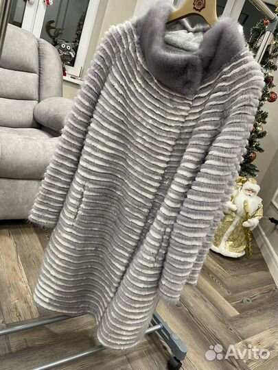 Норковое пончо