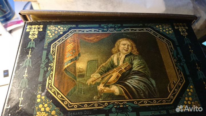 Старинная большая шкатулка (Германия Голландия)