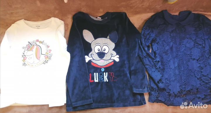 Вещи пакетом на девочку 128-134
