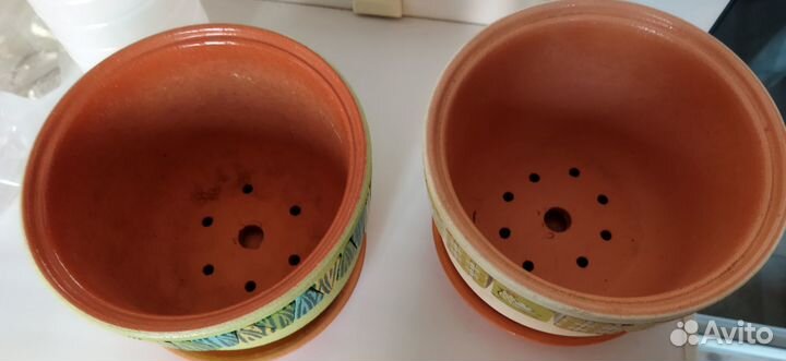 Цветочный горшок керамический