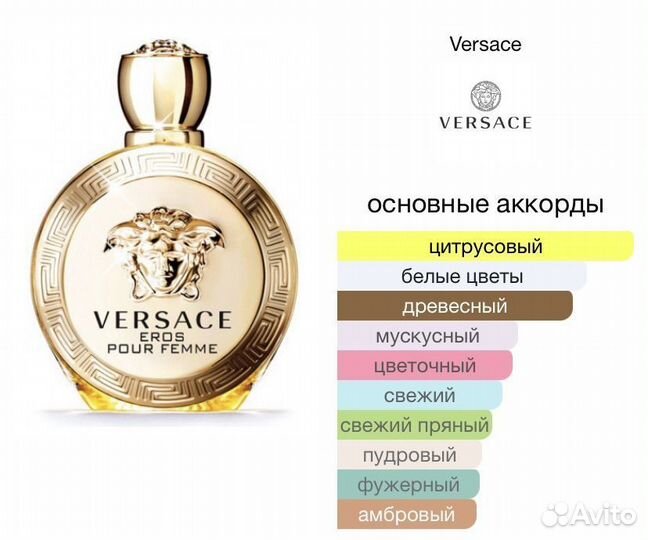 Versace Eros Pour Femme парфюм женский духи