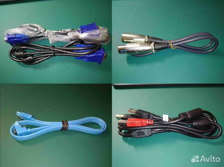 Кабели hdmi, DP, USB, sata, RS-232(COM)
