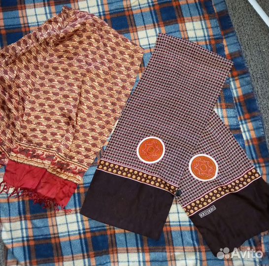 Винтаж шарф целый аксессуар