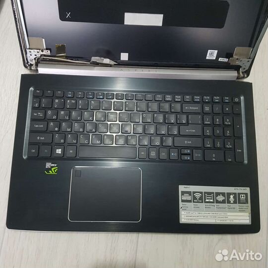 Ноутбук Acer A715 на разбор