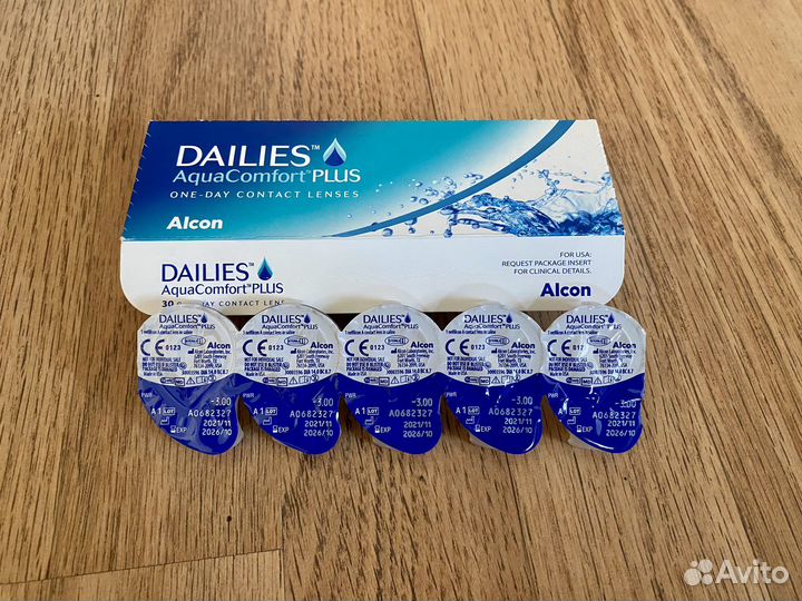 Линзы контактные