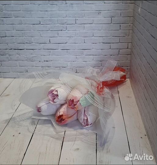 Тюльпаны из зефира