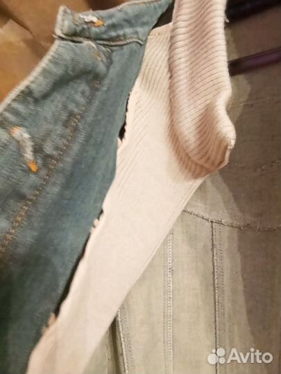 Джинсовый костюм женский 50