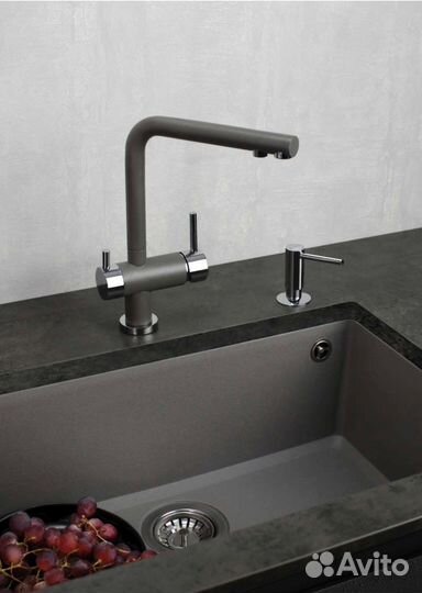 Дозатор Omoikiri, ом - 02 BN, нержавеющая сталь