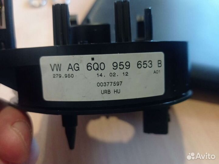 Шлейф руля фольксваген поло 2013г