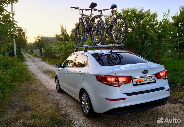 Багажник для Kia Rio седан 2011-2016гг. (аэродинам